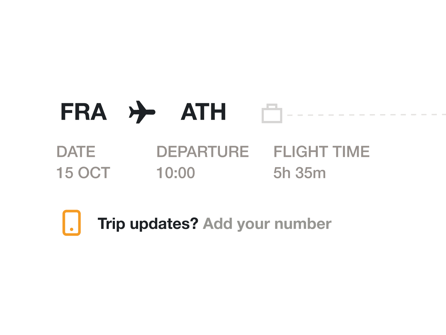 Airtravel 11 - Flight UI
