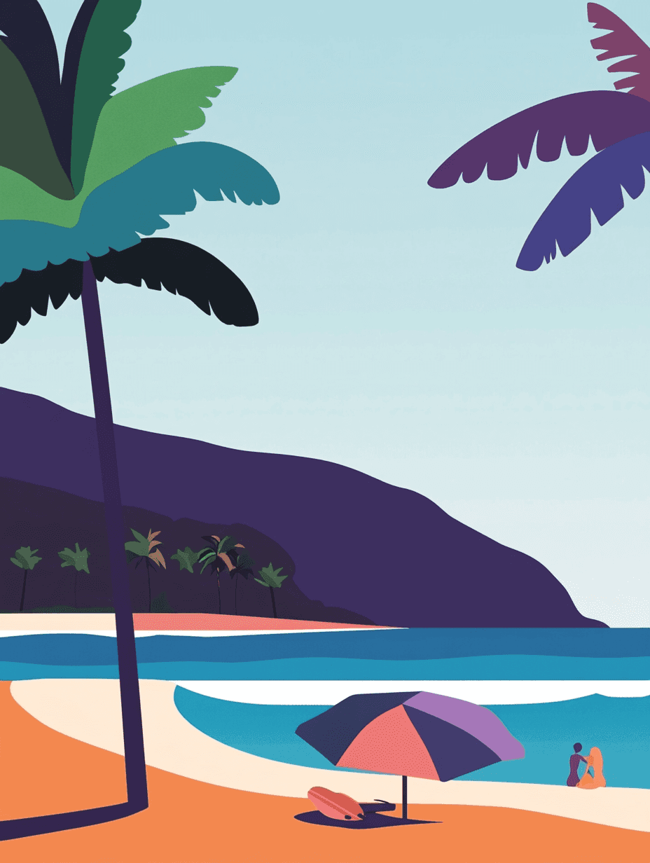 GenAI 02 (Thumb) - Illustration of the Beach