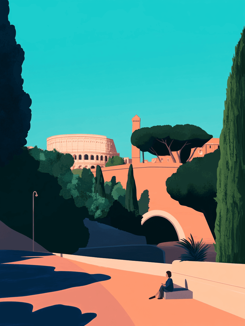 GenAI 04 (Thumb) - Illustration of Rome