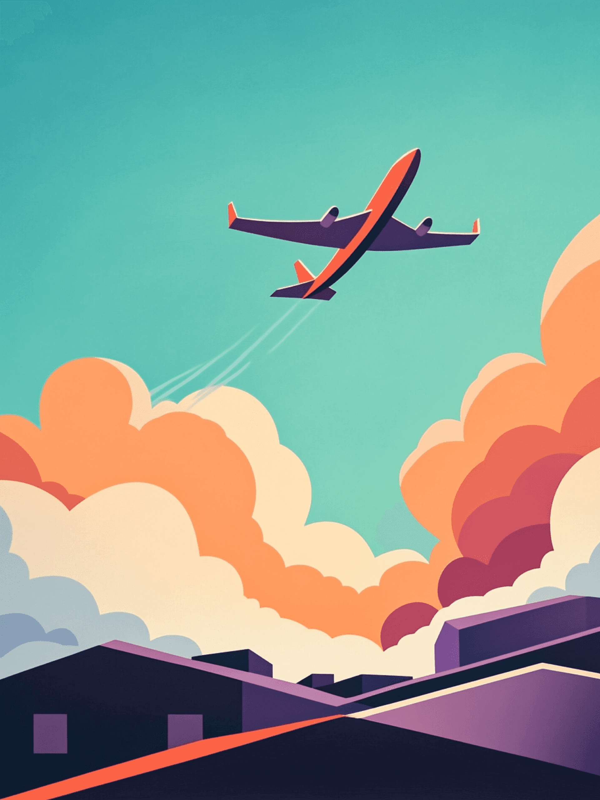 GenAI06 - lllustration of airtravel