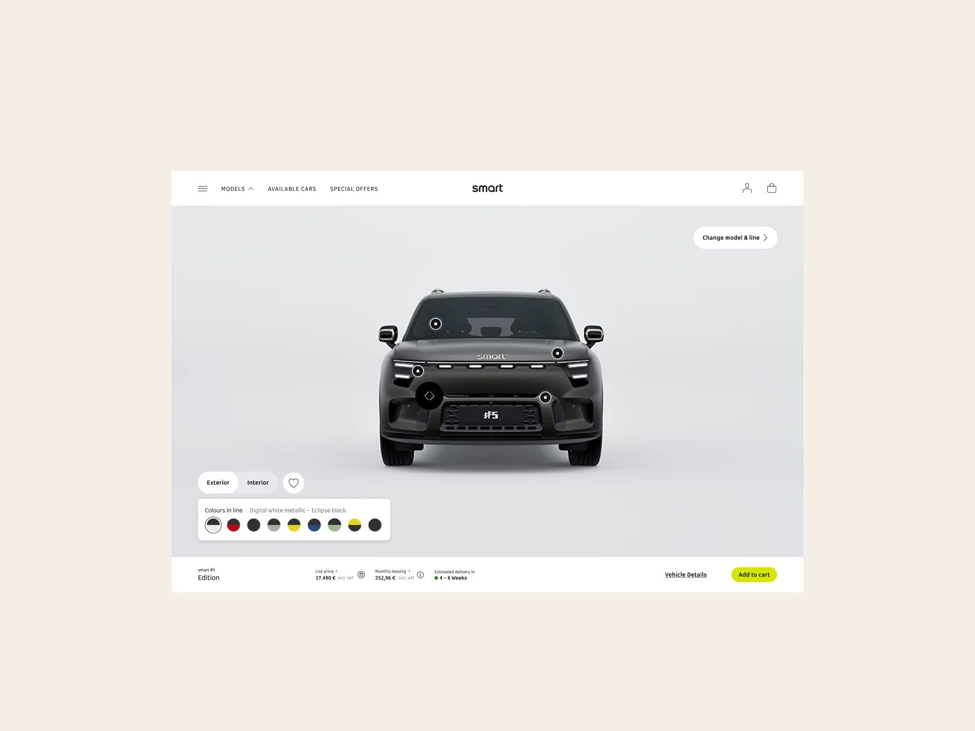 smart 16 - CGI Configurator